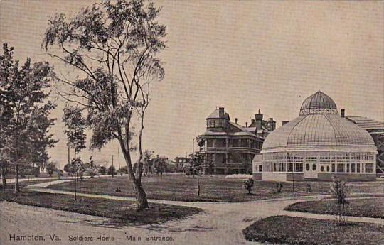 Main Entrance Soldiers Home Hampton Virginia