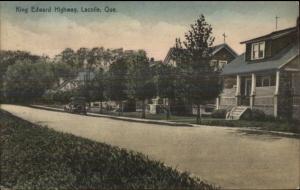 Lacolle Quebec  King Edward Highway c1910 Postcard jrf