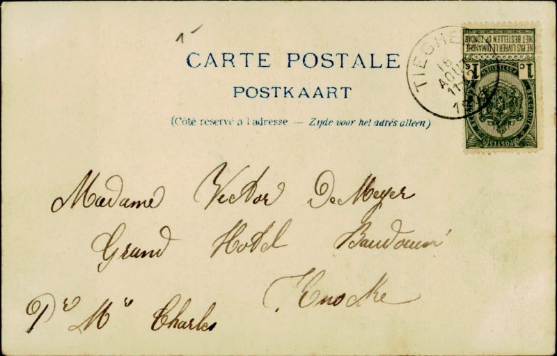 B576 Belgium Tieghem 1904