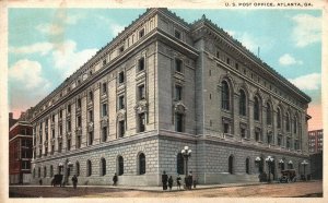 Vintage Postcard 1926 United States Post Office Postal Service Atlanta Georgia