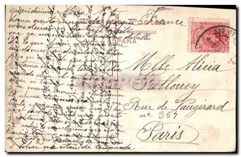 Postcard Old Entrando has Matar Corrid