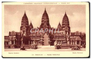 Old Postcard Exposition Coloniale Internationale Paris 1931 Angkor Wat main F...