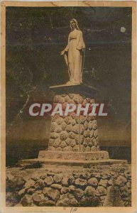 Old Postcard Notre Dame Back Ussel d'Allier
