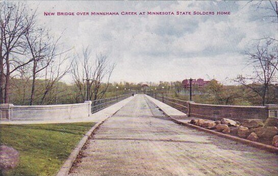 New Bridge Over Minnehaha Creek At Minnesota State Solders Home Minneapolis M...