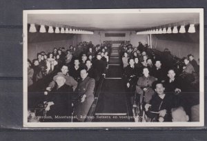 NETHERLANDS, ROTTERDAM, MAASTUNNEL, BICYCLES & RIDERS ON ESCALATOR, c1950 ppc.