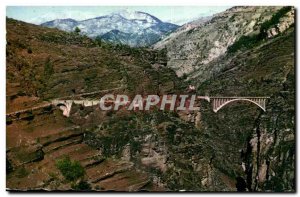 Old Postcard Route des Grandes Alpes Gorges Of Daluis Bridge dub Saul of the ...