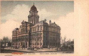 Vintage Postcard 1910's Court House Denver Colorado Cowen & Co Boston Bldg.