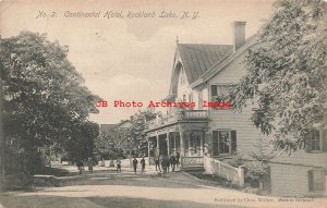 NY, Rockland Lake, New York, Continental Hotel, 1911 PM, Chas Walter No 2