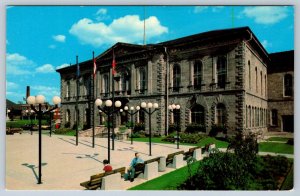City Hall, Guelph Ontario Canada, Vintage Chrome Postcard