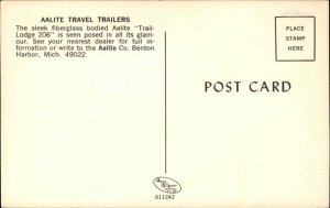 AALITE Travel Trailer Camping - Benton Harbor MI Advertising Postcard 