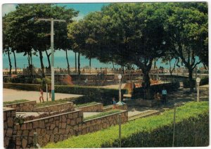 Brazil 1980 Unused Postcard Fortaleza Park Beach Ocean