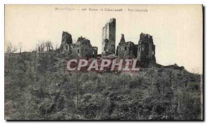 Postcard Ancient Ruins Haute Vienne Chalucet General view