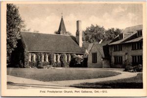 First Presbyterian Church, Port Colborne Ontario Vintage Postcard J18