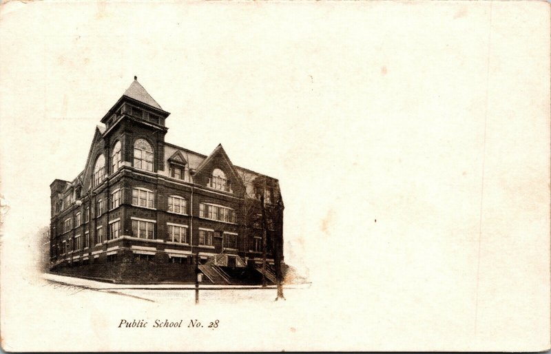 Vtg 1900s Public School No. 28 Wilmington Delaware DE Postcard