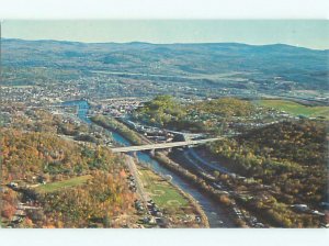 Pre-1980 RIVER SCENE White River Junction - Near Hartford & Woodstock VT AE5636