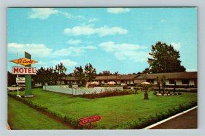Valdosta GA- Georgia, El Carlo Motel, Advertising, Vintage Chrome Postcard