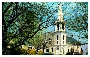 Postcard CHURCH SCENE Scituate Massachusetts MA AU2120