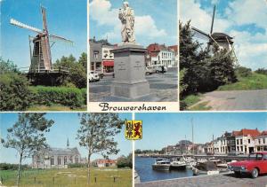 BG35957 brouwershaven ship bateaux windmill mill netherlands