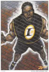 Basketball Player Allen Iverson Painted On Brick, I Will Push That Rock Thro...