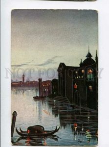 3138480 Italy Venice VENEZIA Night by BOB Vintage postcard