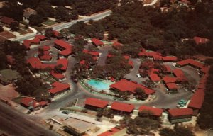 Austin Texas Aerial View Terrace Motor Hotel Highway 81 South Postcard 