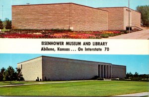 Kansas Abilene Eisenhower Museum and Library Split  View