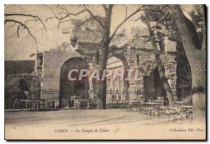 Postcard Old Nimes The Temple of Diana