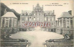 Old Postcard Ch�teau Calvados - Balleroy the ch�teau and two pavilions