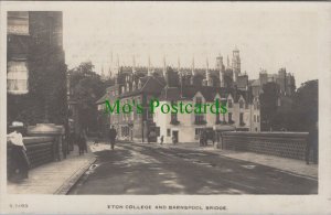 Berkshire Postcard - Eton College and Barnspool Bridge   DC1534