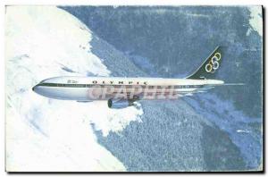 Postcard Modern Jet Aviation Olympic Airways Airbus A300