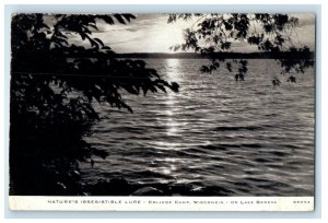 1944 Nature's Irresistible Lure College Camp Wisconsin On Lake Geneva Postcard