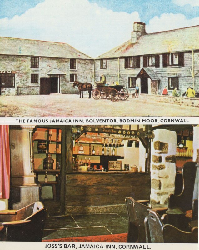 Joss's Bar Jamaica Inn Cornwall 2x 1980s Postcard s New