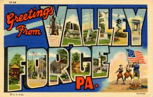 Large Letter - Valley Forge, Pennsylvania