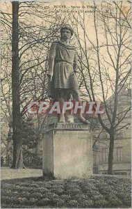 Old Postcard Rouen Statue of Rollo First Duke of Normandy