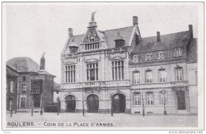 ROULERS (Roeselare), West Flanders, Belgium, 1910-1920s; Coin De La Place D'A...