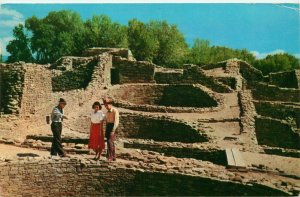 1958 Aztec Ruins National Monument New Mexico Vintage Postcard