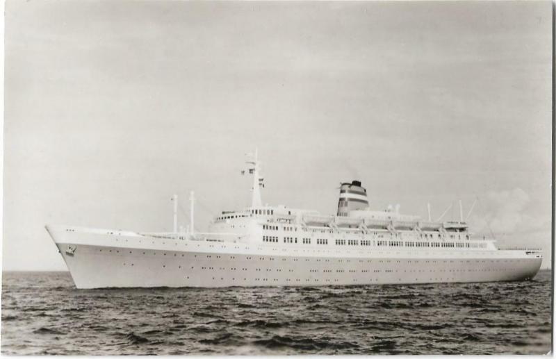 s.s. Statendam Ship Nautica Real Photo Postcard 01.21