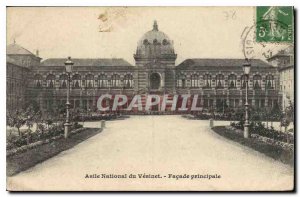 Postcard Old National Asylum Vesinet main Facade