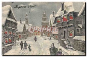 Old Postcard Fantasy Christmas