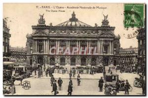 Paris - 9 - L & # 39Opera - Old Postcard