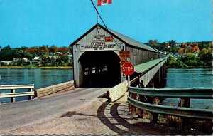 Canada New Brunswick Hartland The Hartland Bridge Longest Covered Bridge In T...