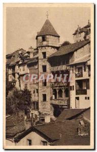 Old Postcard Tulle tower Alverge