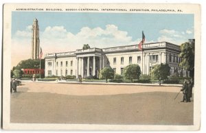 Postcard Administration Bldg Sesqui Centennial Expo Philadelphia PA
