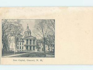 Pre-1907 STATE CAPITOL BUILDING Concord New Hampshire NH H7333