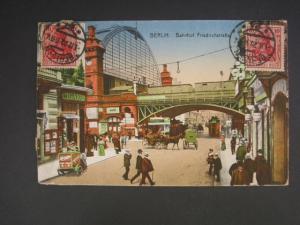 BERLIN GERMANY Street Scene c1910 Postcard