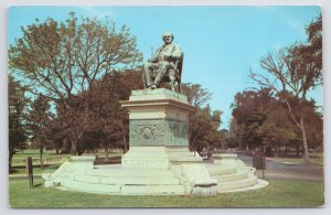 (Phineas)~PT Barnum Monument~Seaside Park~Bridgeport Connecticut~Ektachrome~Vtg