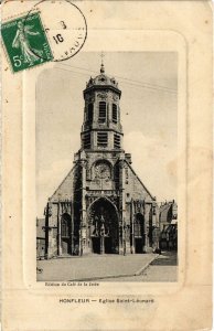 CPA HONFLEUR Eglise Saint-Leonard (1258573)