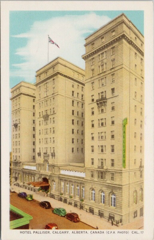 Hotel Palliser Calgary Alberta AB Bond Street Series Postcard F78