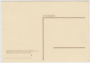 Germany; Mercedes Buromaschinen-Werke In Thuringia, Geisserei Dept PPC Unused