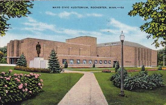 Minnesota Rochester Mayo Civic Auditorium 1945